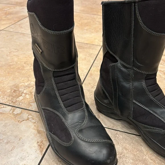 Oxtar Gore Tex Motorcycle Biker Boots Women' Leather Made in Italy EU 45 - Picture 9 of 16